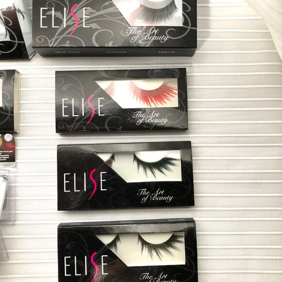 Variety Pack 12 Elise Faux Colored Eyelashes and (2) of Ardell Colored Lashes - Picture 4 of 6